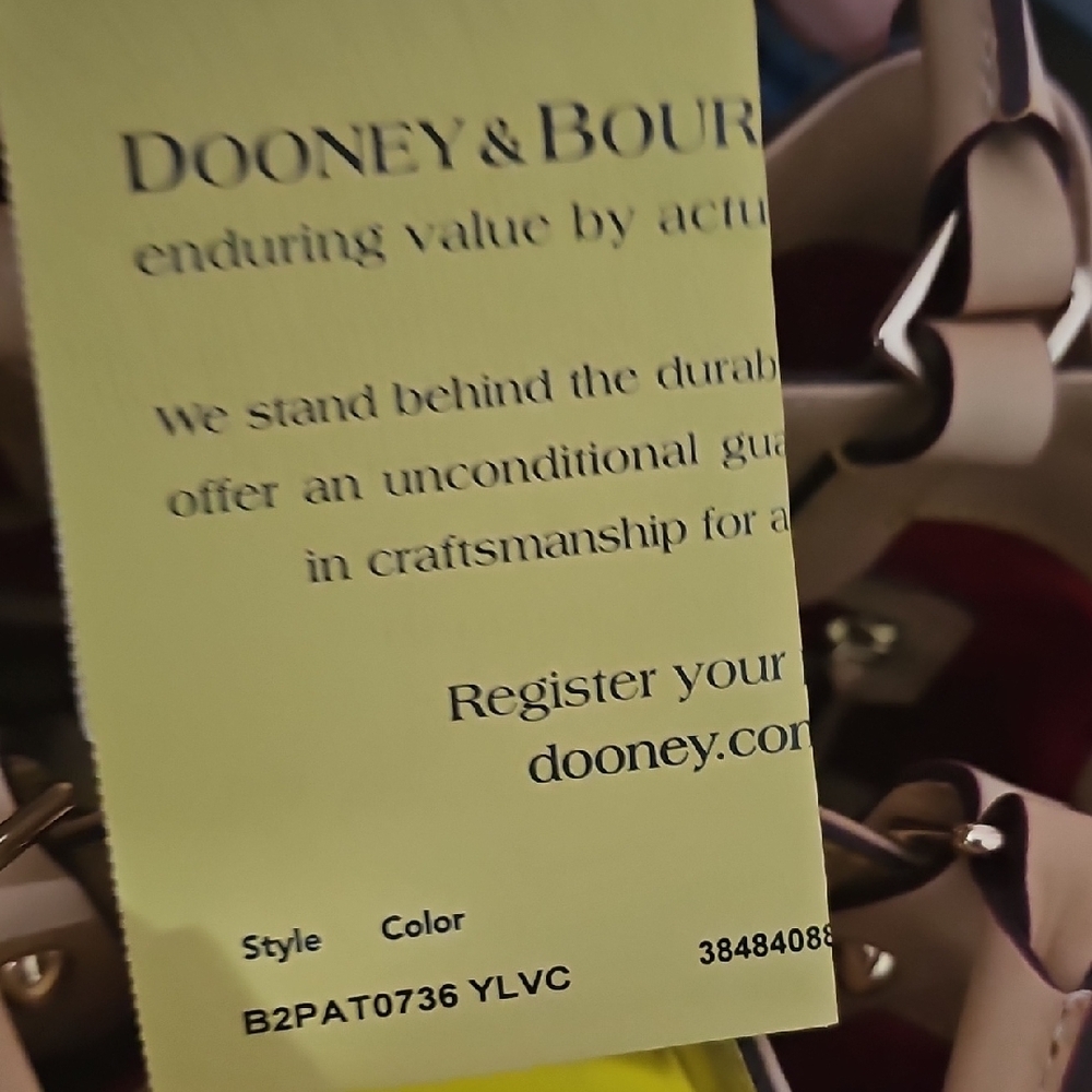 Dooney & Bourke Vibrant Yellow Tote - Picture 5 of 7